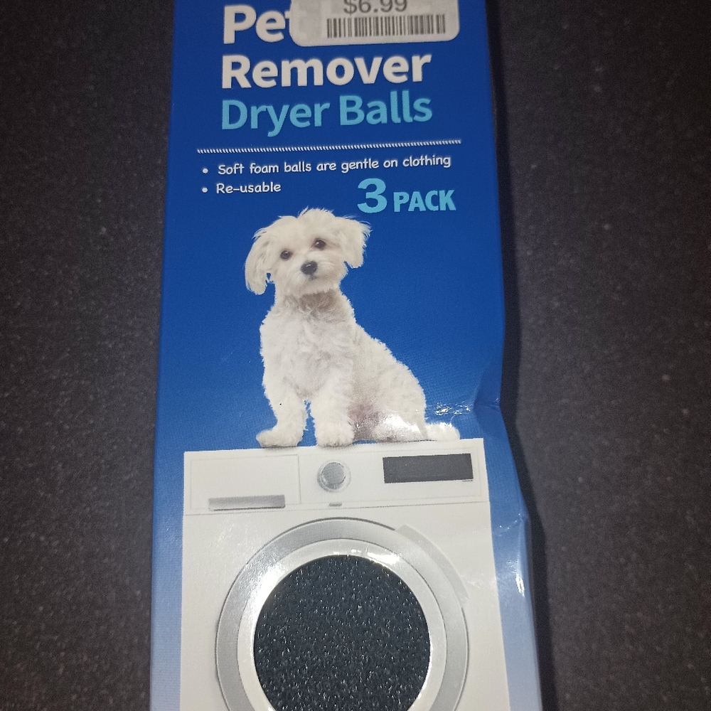 Dog dryer balls various vitamins and shampoo and chew toys